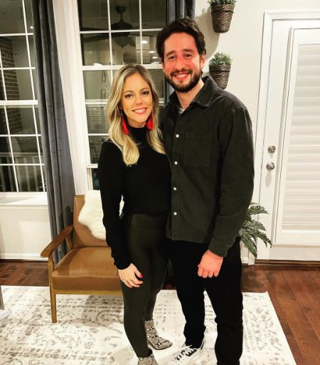 Alexa Rosenberg with her brother Conor Datt in a frame